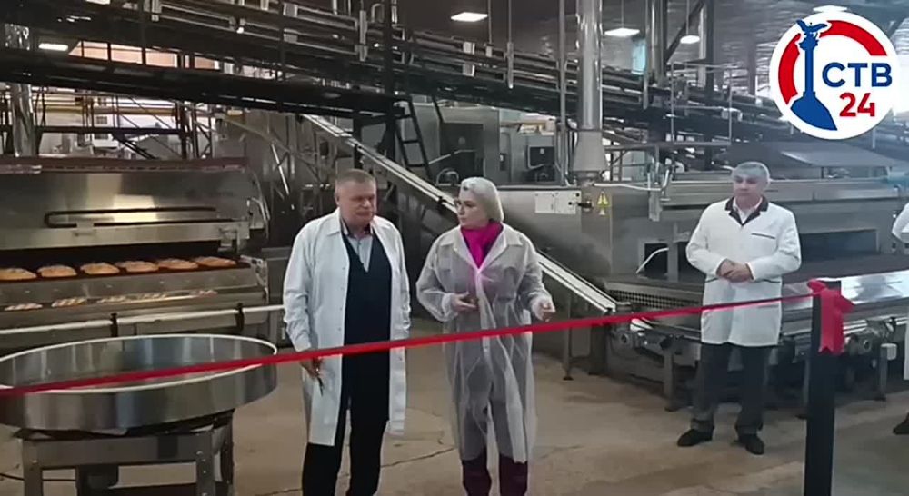 На хлебозаводе «Царь хлеб» запустили третью очередь производства