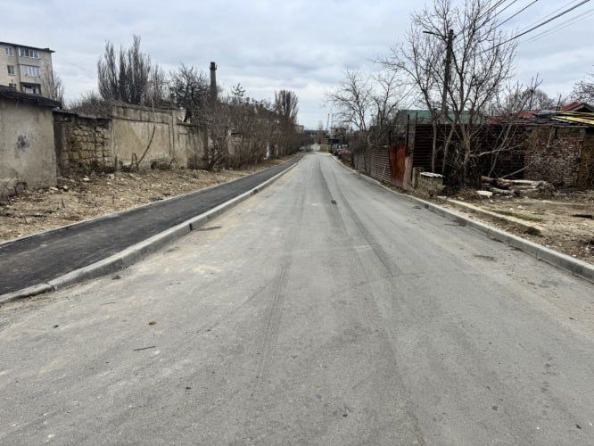 В Севастополе завершён ремонт дороги на улице Баумана