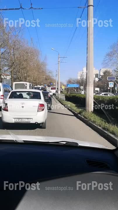 ДТП на пр. Острякова собрало приличную пробку