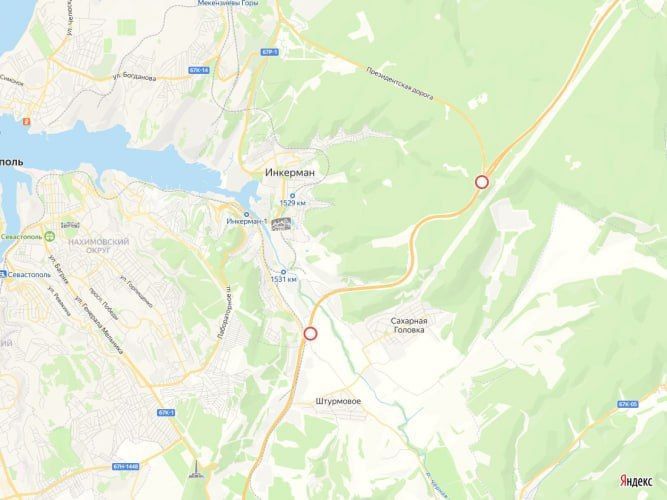 С 25 марта вводится ограничение для движения грузового транспорта на участке трассы «Таврида» от пересечения с Президентской дорогой до пересечения с улицей Чернореченская