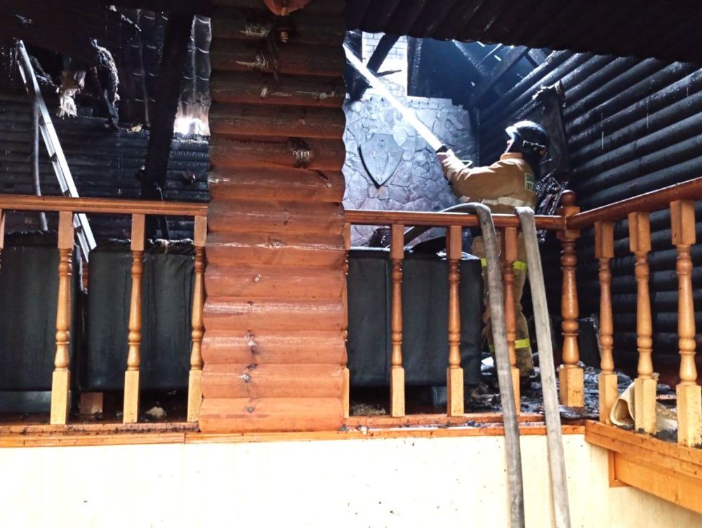 В селе Гончарное успешно ликвидирован пожар