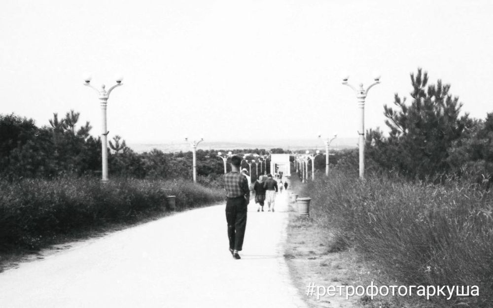 Аллея на Сапун-горе в 1964 год