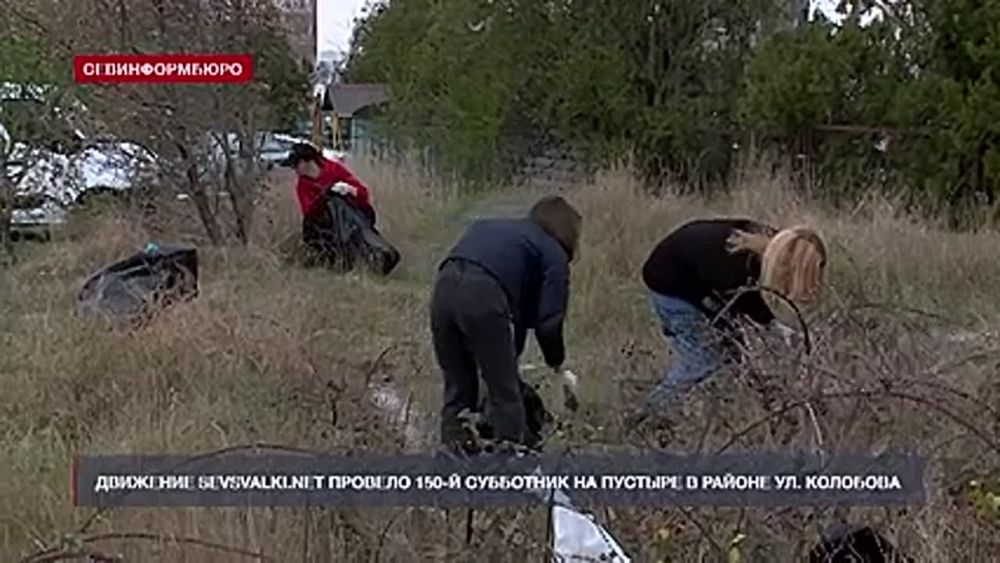 Активисты движения Sevsvalki.net провели юбилейный 150-й субботник