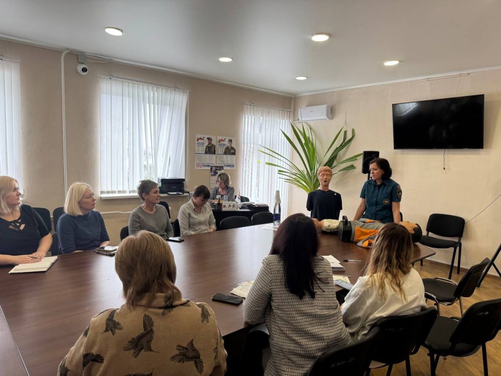 Инструктаж по оказанию первой помощи