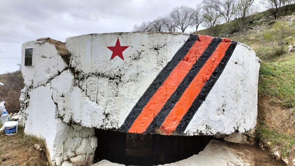 Привели в порядок ДОТ № 21 на Лабораторном шоссе Привели в порядок ДОТ № 21 на Лабораторном шоссе