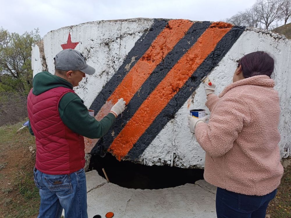 Привели в порядок ДОТ № 21 на Лабораторном шоссе Привели в порядок ДОТ № 21 на Лабораторном шоссе
