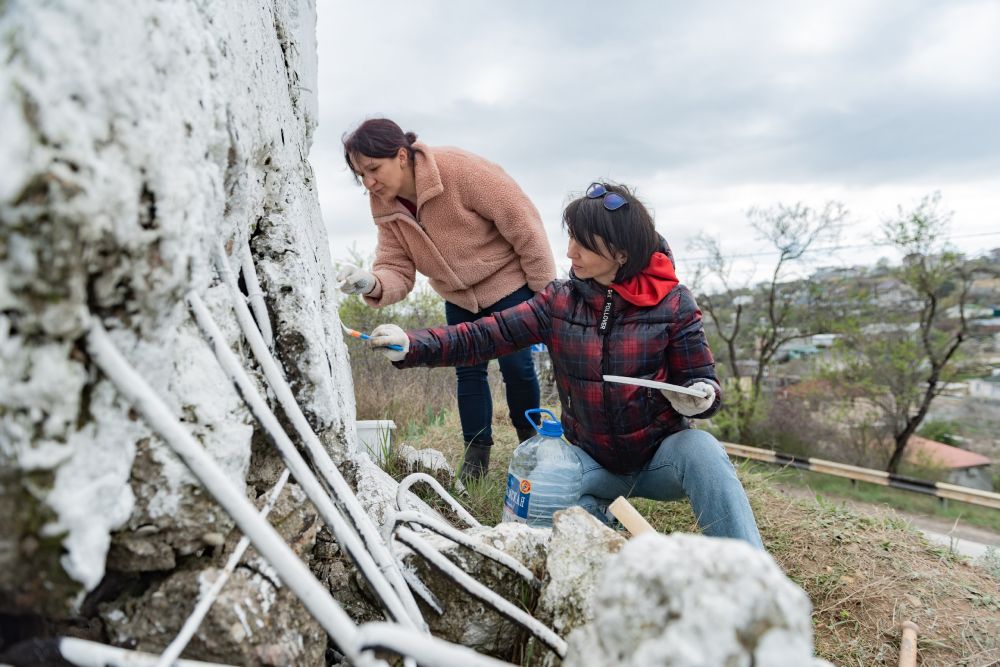 Привели в порядок ДОТ № 21 на Лабораторном шоссе Привели в порядок ДОТ № 21 на Лабораторном шоссе