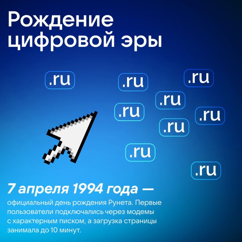 31 ��� �����, 7 ������ 1994 ����, ������ ������� ������ ��� � �������� ������� � ��� ��������������� ����� .ru. � ��� ��� ����� ������ ������������ ���� ��������!