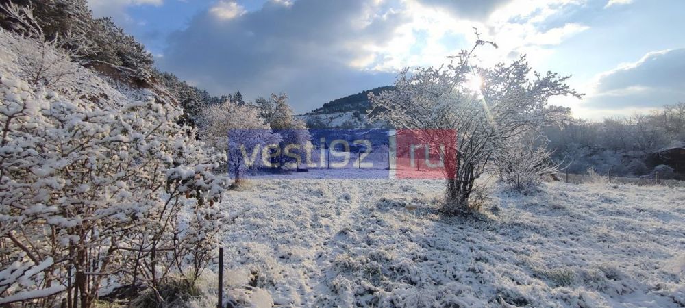 В Севастополе этой ночью температура опускалась до -1