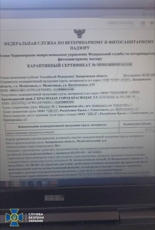 Боевики Зеленского захватили российский сухогруз с зерном