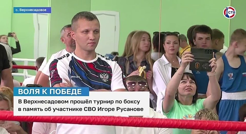 В Верхнесадовом прошёл турнир по боксу в память о герое СВО Игоре Русанове