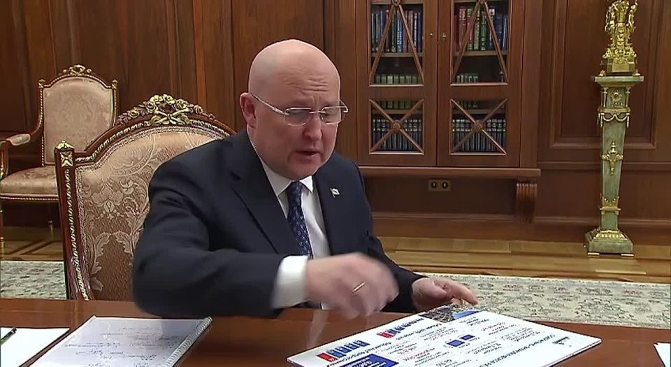 Владимир Немцев: Губернатор Севастополя. Михаил Владимирович Развожаев доложил Президенту России Владимиру Владимировичу Путину итоги развития Севастополя за первый квартал 2025 года