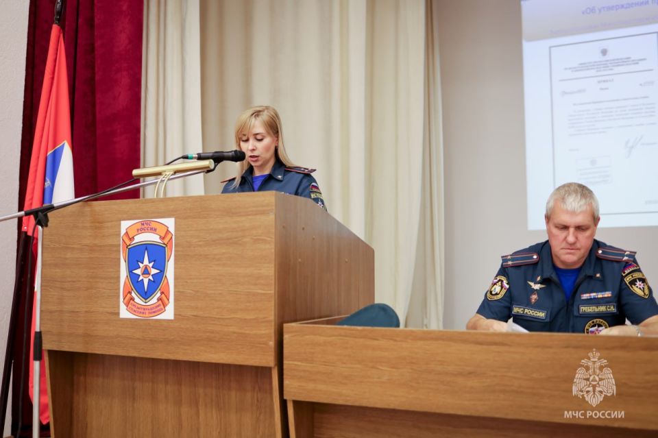 Актуальные вопросы безопасности обсудили на инструкторско-методическом занятии в МЧС России по Севастополю