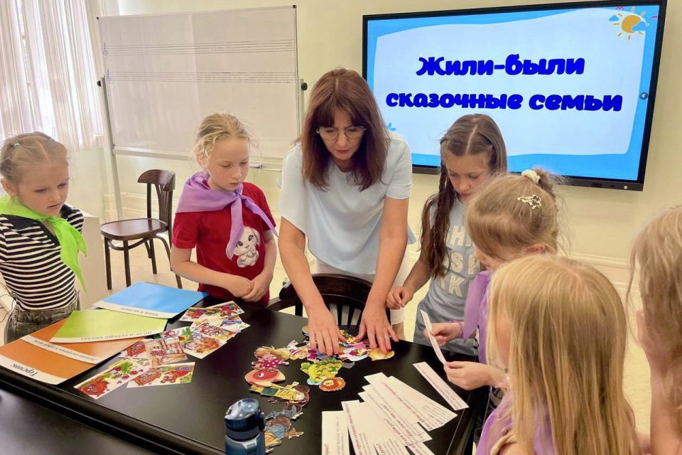 Выездное занятие ЦБС для детей в Новом Херсонесе