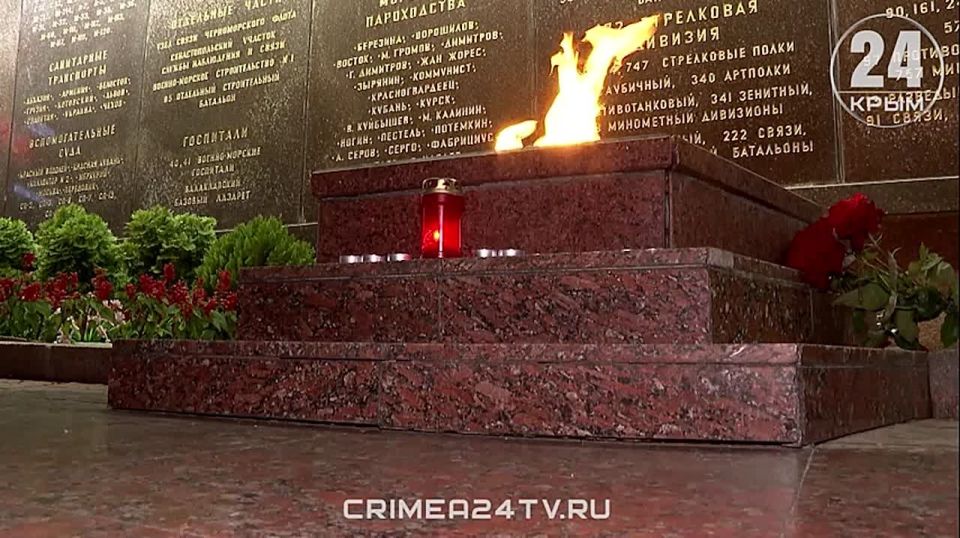 Акции «Свеча памяти» и «Огненная картина войны» прошли в Крыму и Севастополе