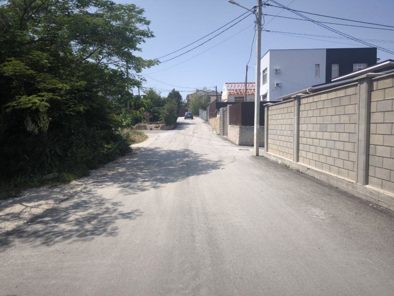 На улице Авиационная в Севастополе отремонтировали дорогу