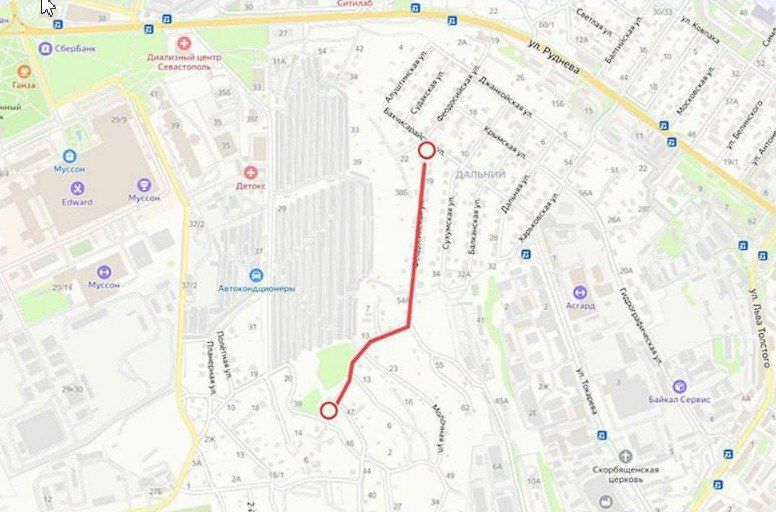 С 7 июля по 20 ноября будет перекрыт участок от ул. Феодосийской, 13 до ул. Колодезной, 50А