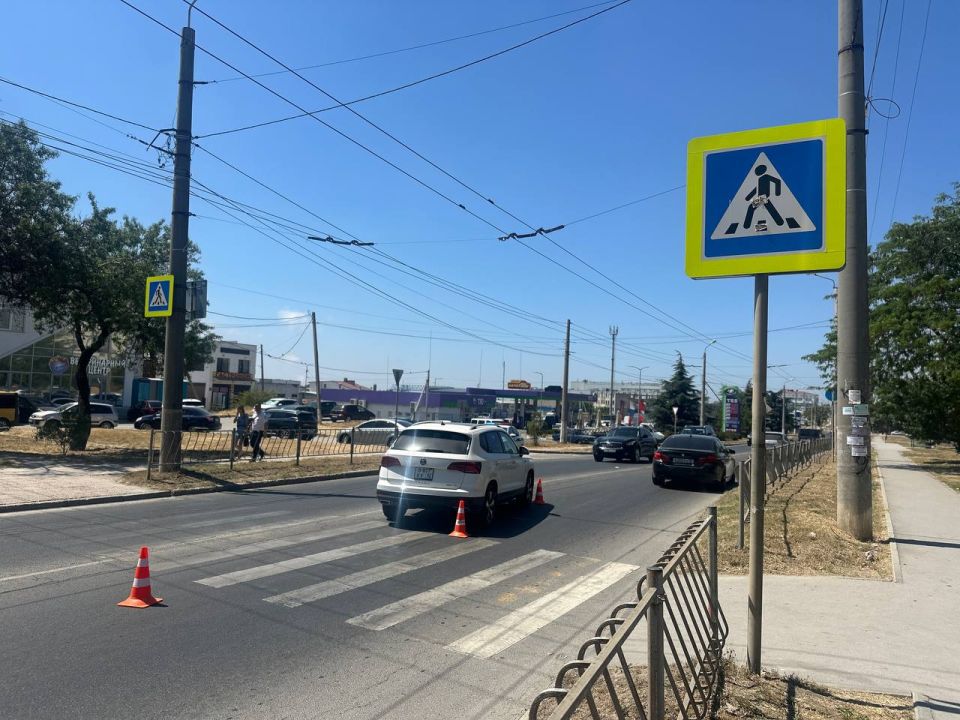 В Севастополе снова сбили человека на "зебре"