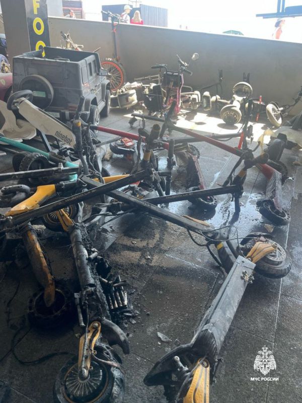 В ялтинском пункте проката взорвался самокат