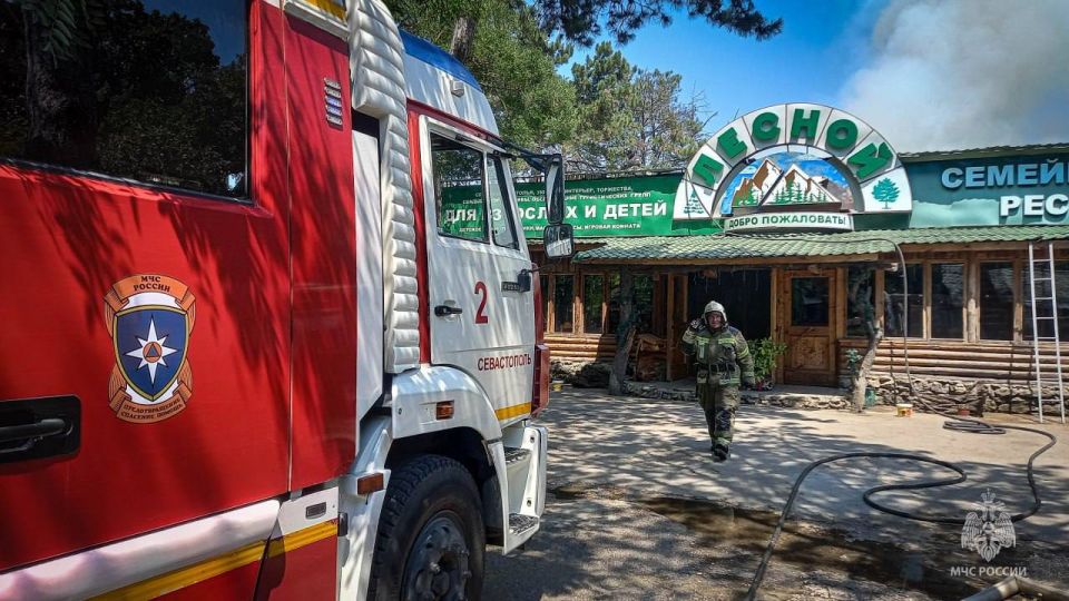 Пожар в ресторане ликвидирован, сообщают в МЧС Севастополя