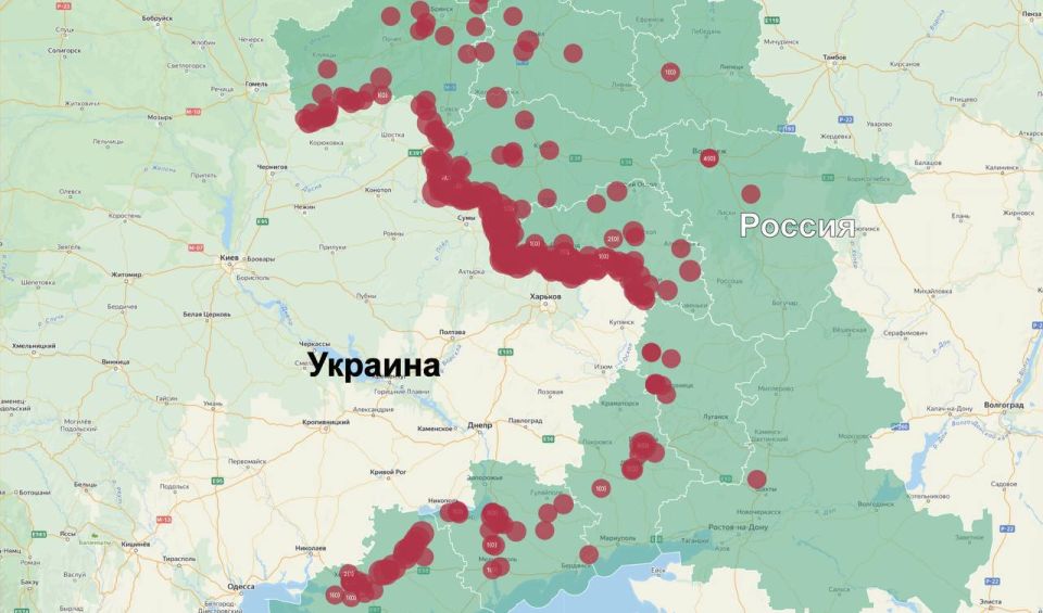 Среднее число ударов ВФУ по гражданским объектам РФ превысило 400 случаев в сутки — Мирошник