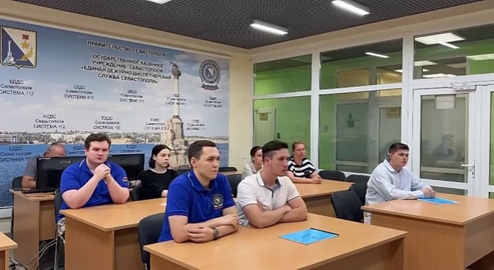 Единая дежурно-диспетчерская служба Севастополя стала площадкой для подготовки будущих специалистов в сфере безопасности