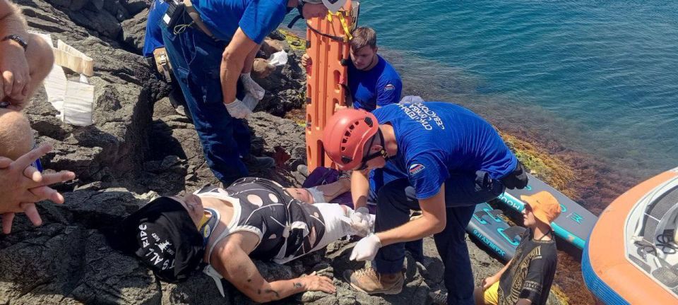 Женщина сорвалась с высоты в Севастополе в районе грота Дианы