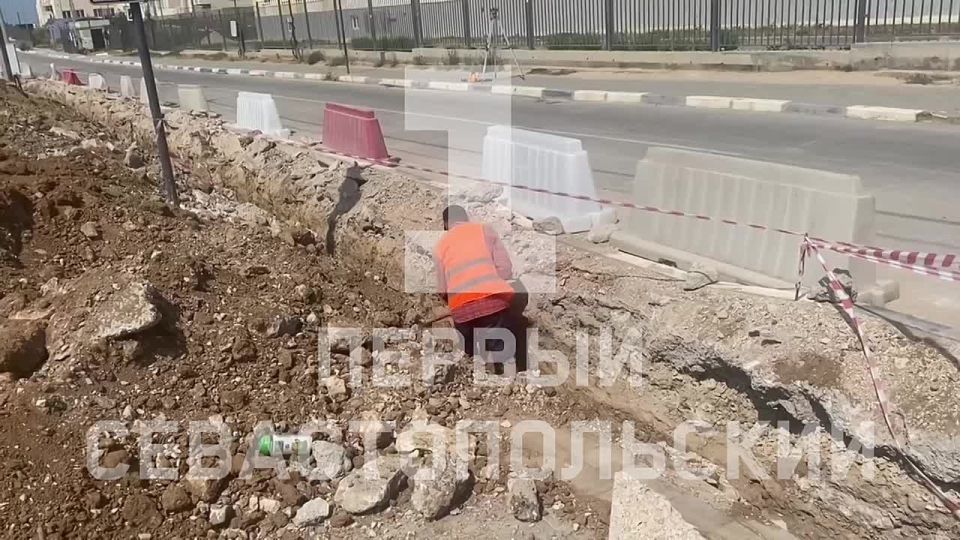 В Казачьей бухте приступили к созданию системы водоотведения