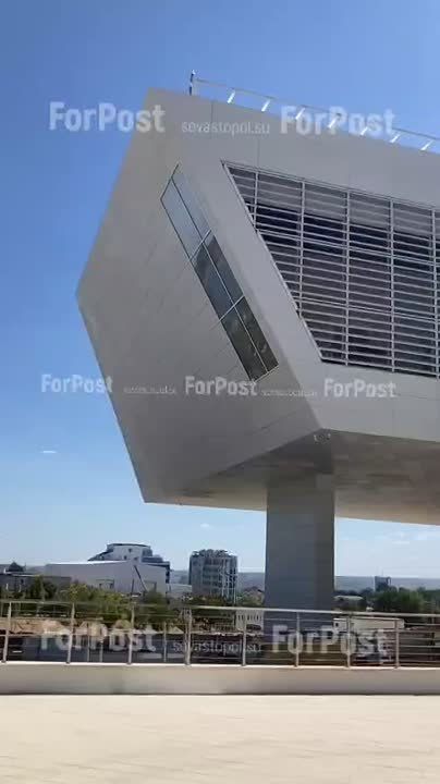 «Экспозиционное облако». Так называется часть строящегося здания Российской галереи искусств на мысе Хрустальном