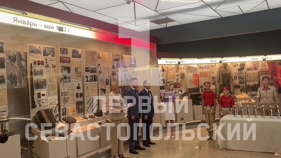 Торжественная передача памятных капсул с землей с мест боевой славы состоялась на Сапун-горе