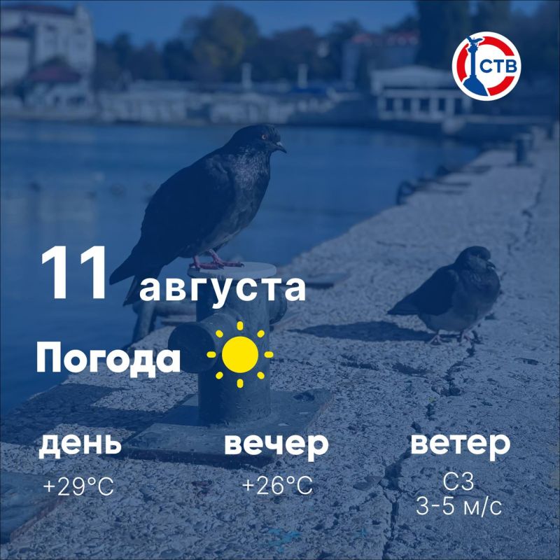 Доброе утро, севастопольцы! Сегодня нас ожидает ясная погода