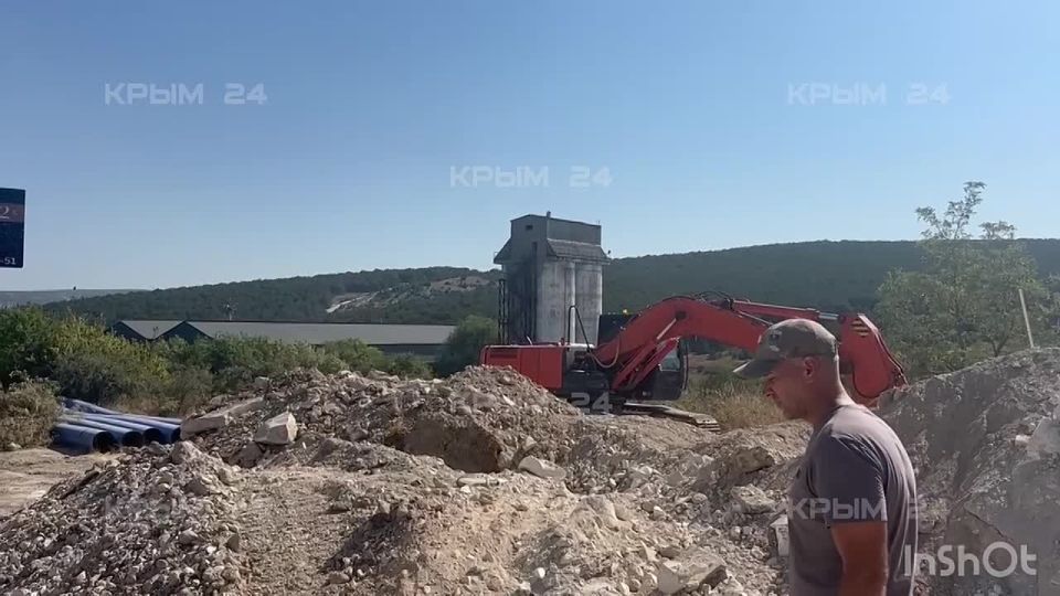 Водовод от ГУ-3 до транспортной развязки «Ялтинское кольцо» готов на 65%