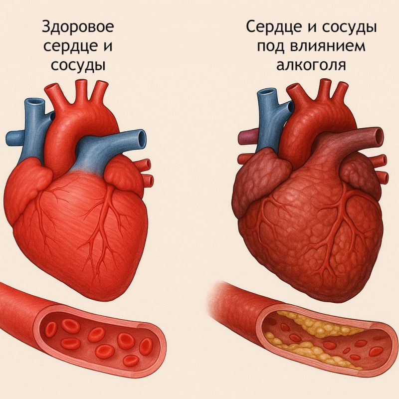 Алкоголь - фактор риска сердечно-сосудистых заболеваний