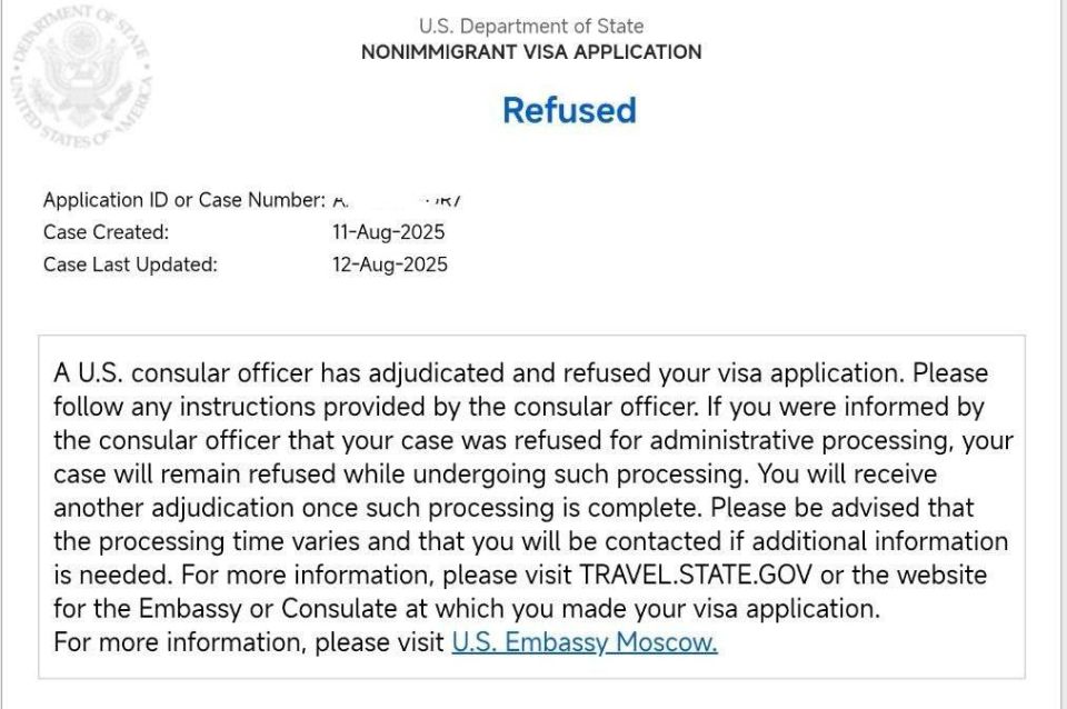 Спецкору РТ Константину Придыбайло США отказали в получении визы для освещения встречи Путина и Трампа на Аляске