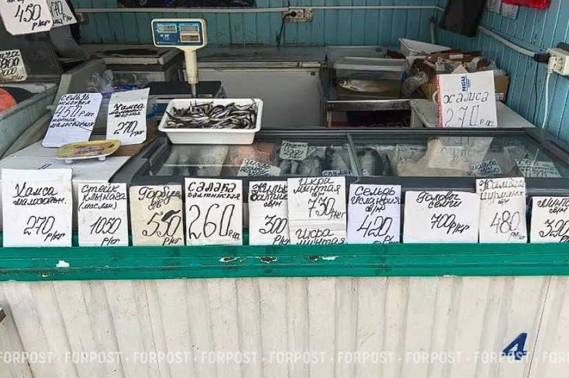 Рыбные прилавки севастопольского рынка «Чайка» разгрузили от сомнительного товара