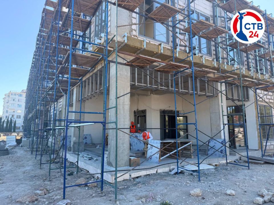 Новая поликлиника на улице Тараса Шевченко готова на 77%