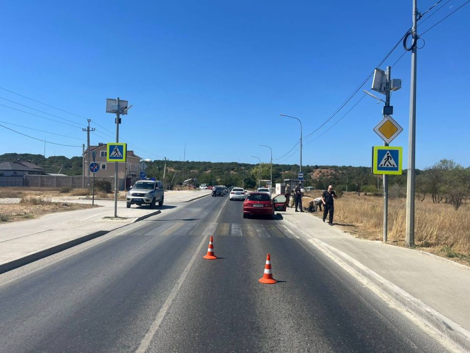Пожилую женщину сбили на "зебре" в Севастополе