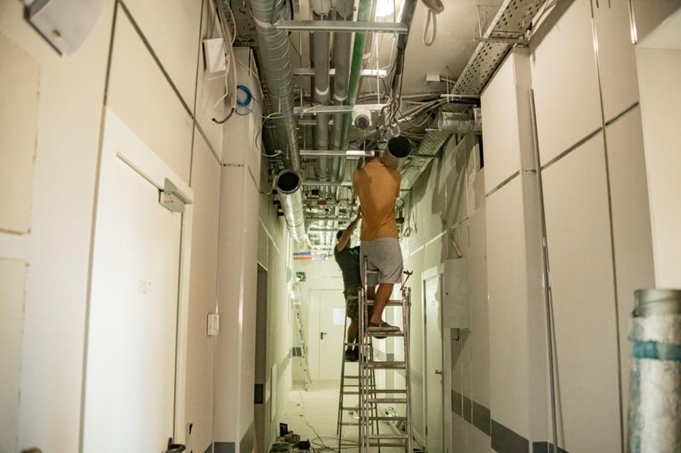 Заканчивается капитальный ремонт урологического отделения городской больницы №1