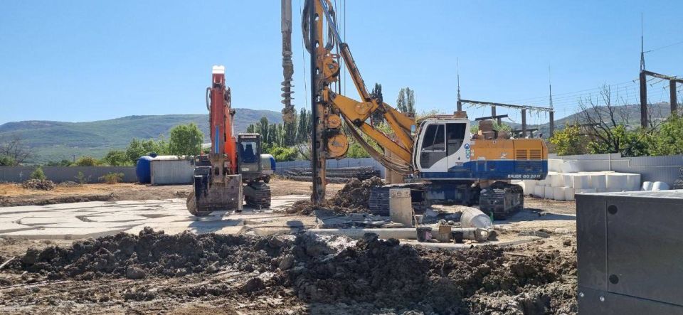 В Севастополе приступили к строительству насосной станции "Золотая балка"