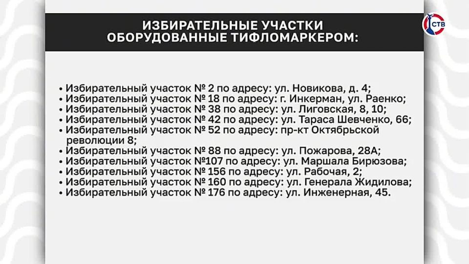 Избирательные участки Севастополя оборудуют для граждан с ограниченными возможностями