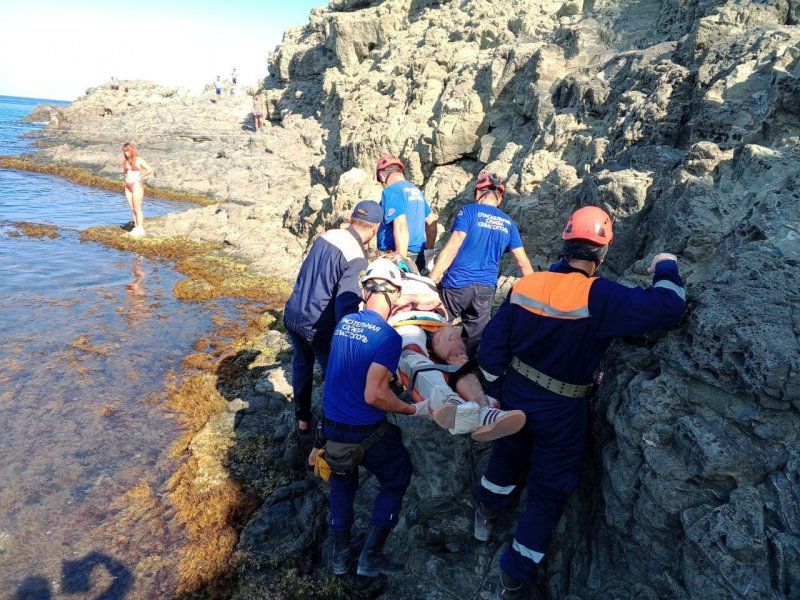 23-летний парень упал с 15-метровой высоты на Фиоленте