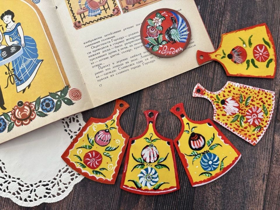 Городецкая мастерская в библиотеке