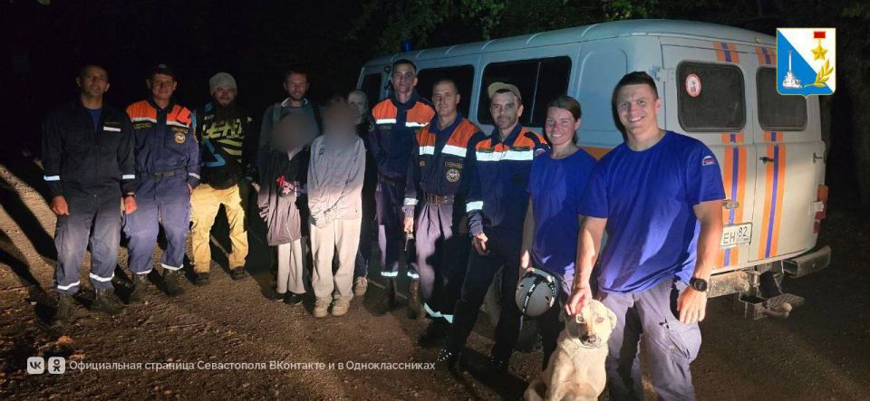 В Севастополе эвакуировали группу туристов с детьми в горах