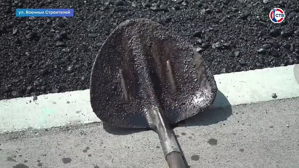 Работы по благоустройству дорог на улице Военных Строителей завершат в ноябре