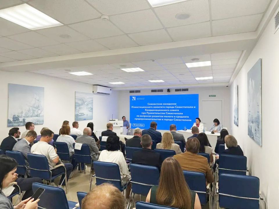 Илья Пестерников: Принял участие в совместном заседании Инвестиционного комитета города Севастополя и Координационного совета при Правительстве Севастополя, посвящённом развитию малого и среднего бизнеса в регионе