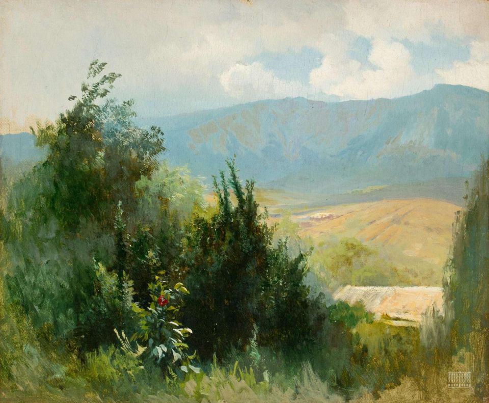 «В Крыму». Картина пейзажиста Фёдора Васильева из фонда Севастопольского художественного музея М.П. Крошицкого, 1872-1873 годы