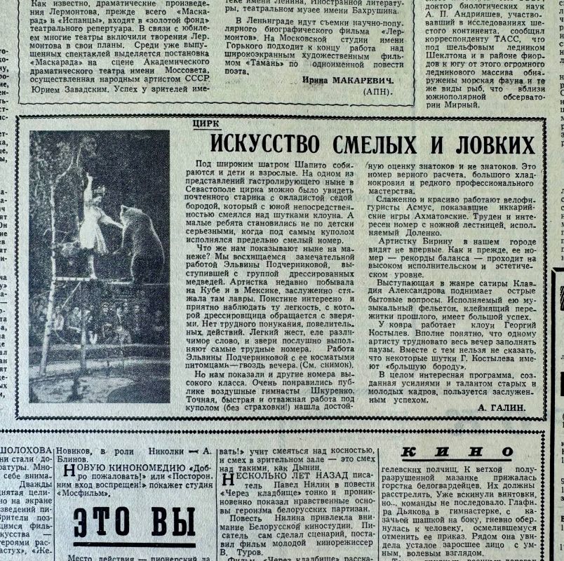 «Искусство смелых и ловких»