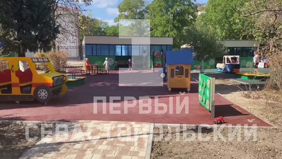 В севастопольском детсаду № 27 «Территория детства» досрочно завершили капремонт, проведённый по президентской программе
