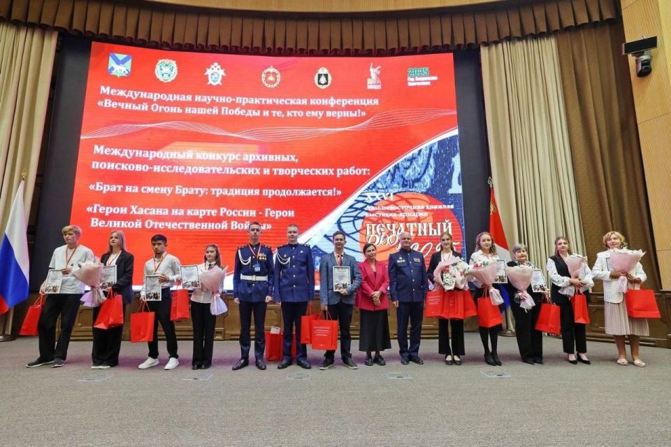 Кадеты и курсанты СК России стали победителями и призерами международных конкурсов исследовательских и архивно-поисковых работ «Брат на смену брату: традиция продолжается!» и «Герои Хасана на карте России – Герои Великой...