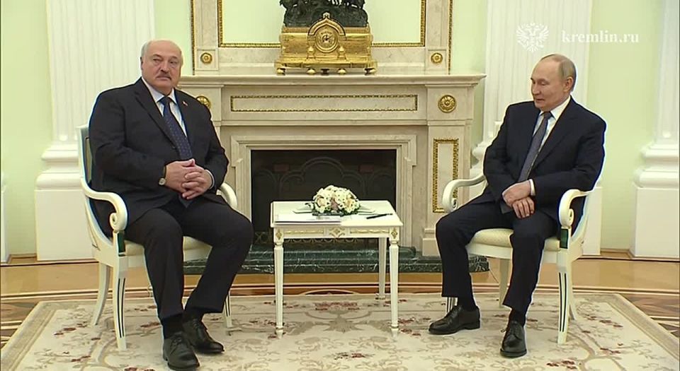 В Кремле завершилась встреча Путина и Лукашенко